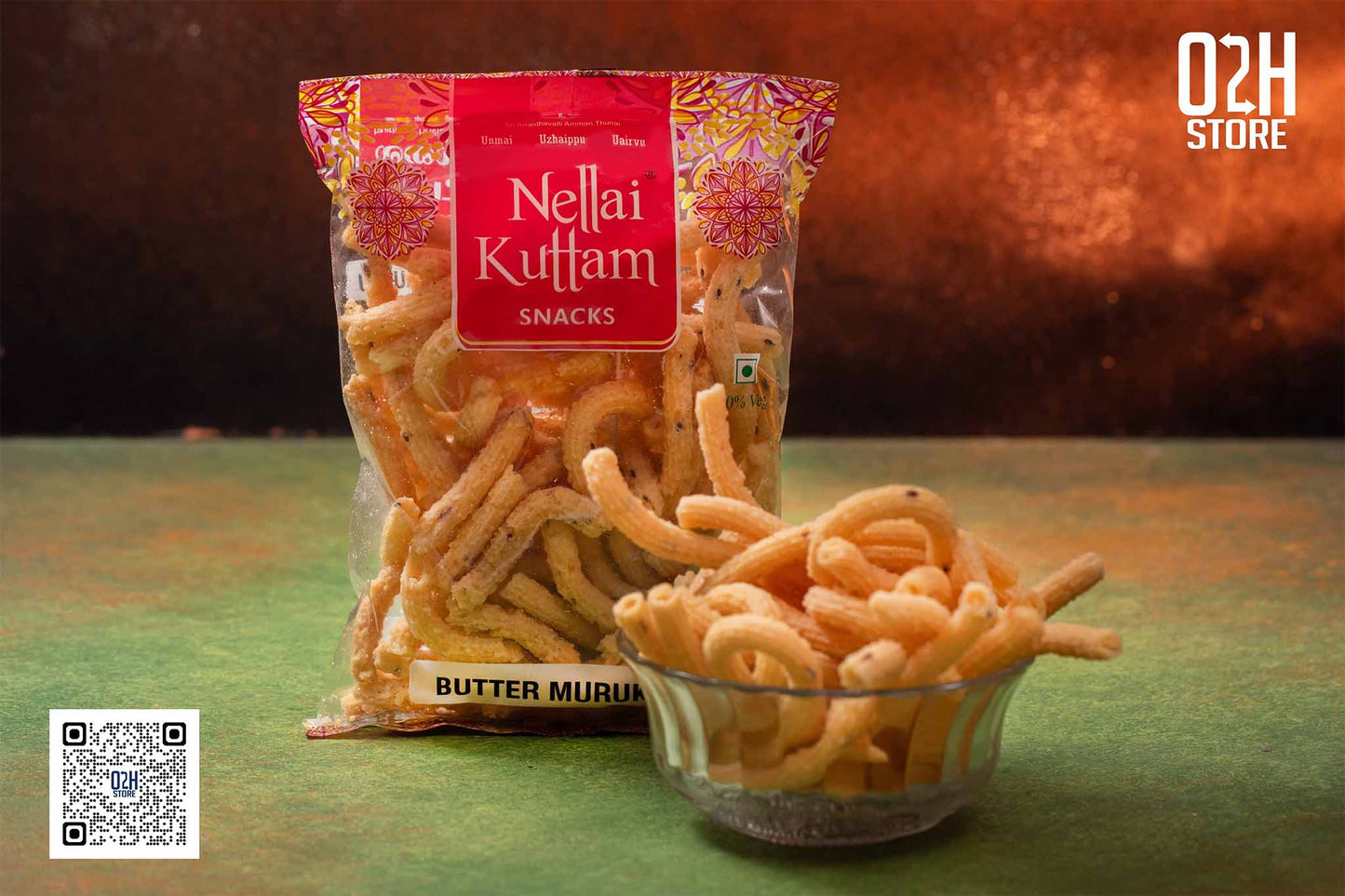 Butter Murukku 150g – Crunchy Buttery Delight