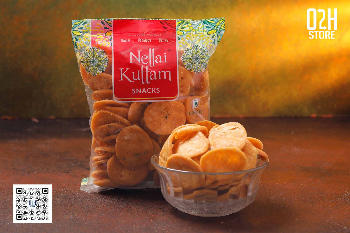 Coin Thattai 150g – Crisp & Spiced | Nellai Kuttam