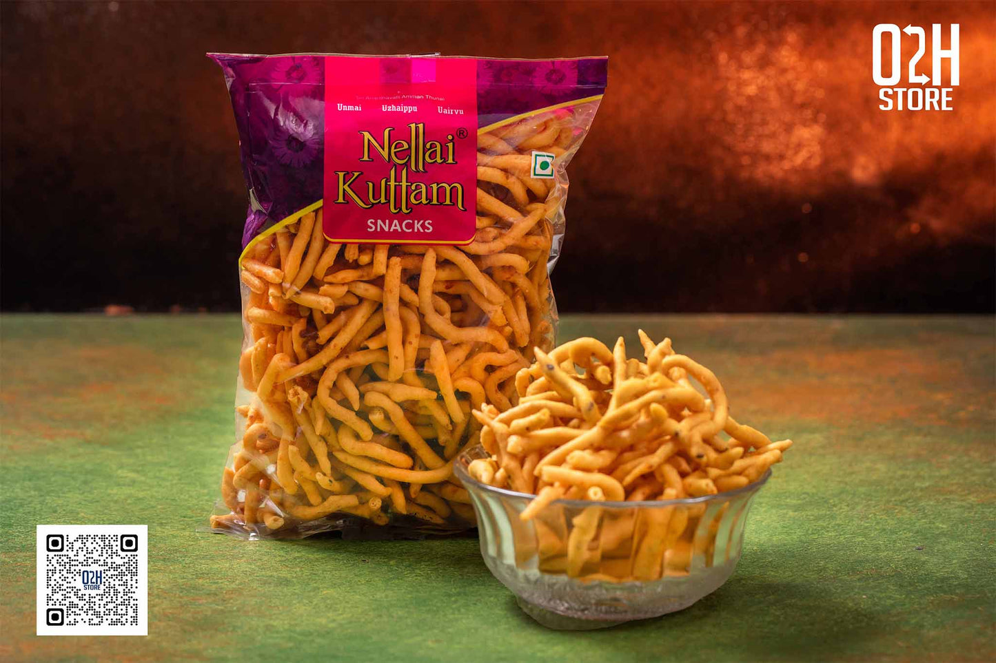 Crispy Kara Sev Snack – Spicy Delight 150g Pack