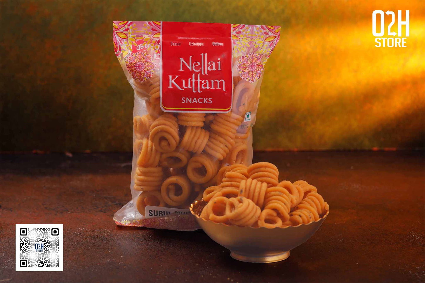 150g Orange Surul Murukku – Nellai Kuttam