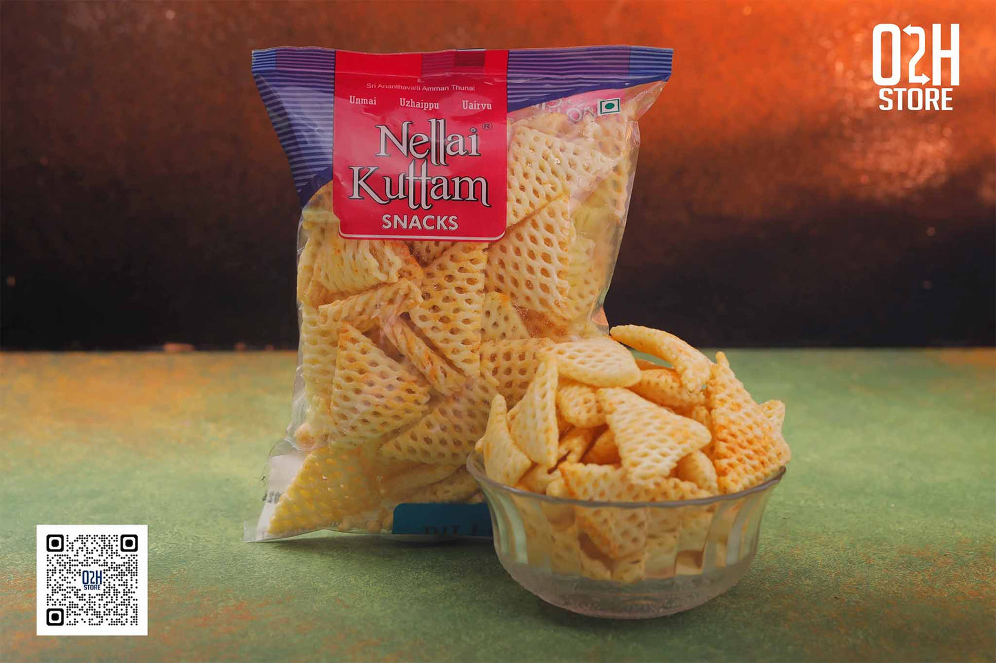 Crispy Pillow Chips – Nellai Kuttam Snack Delight | 50g