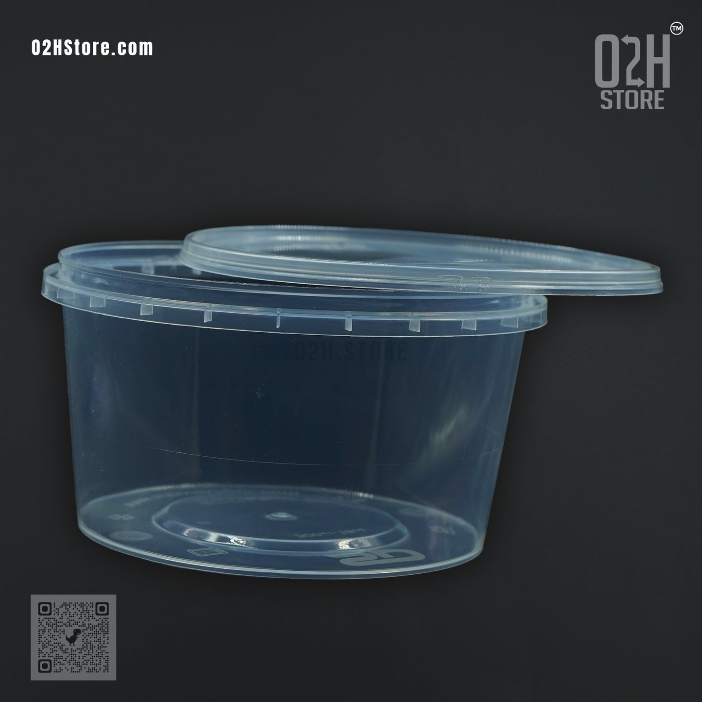500ml Clear Cookie Container with Tamper Lock | Freshness Sealed