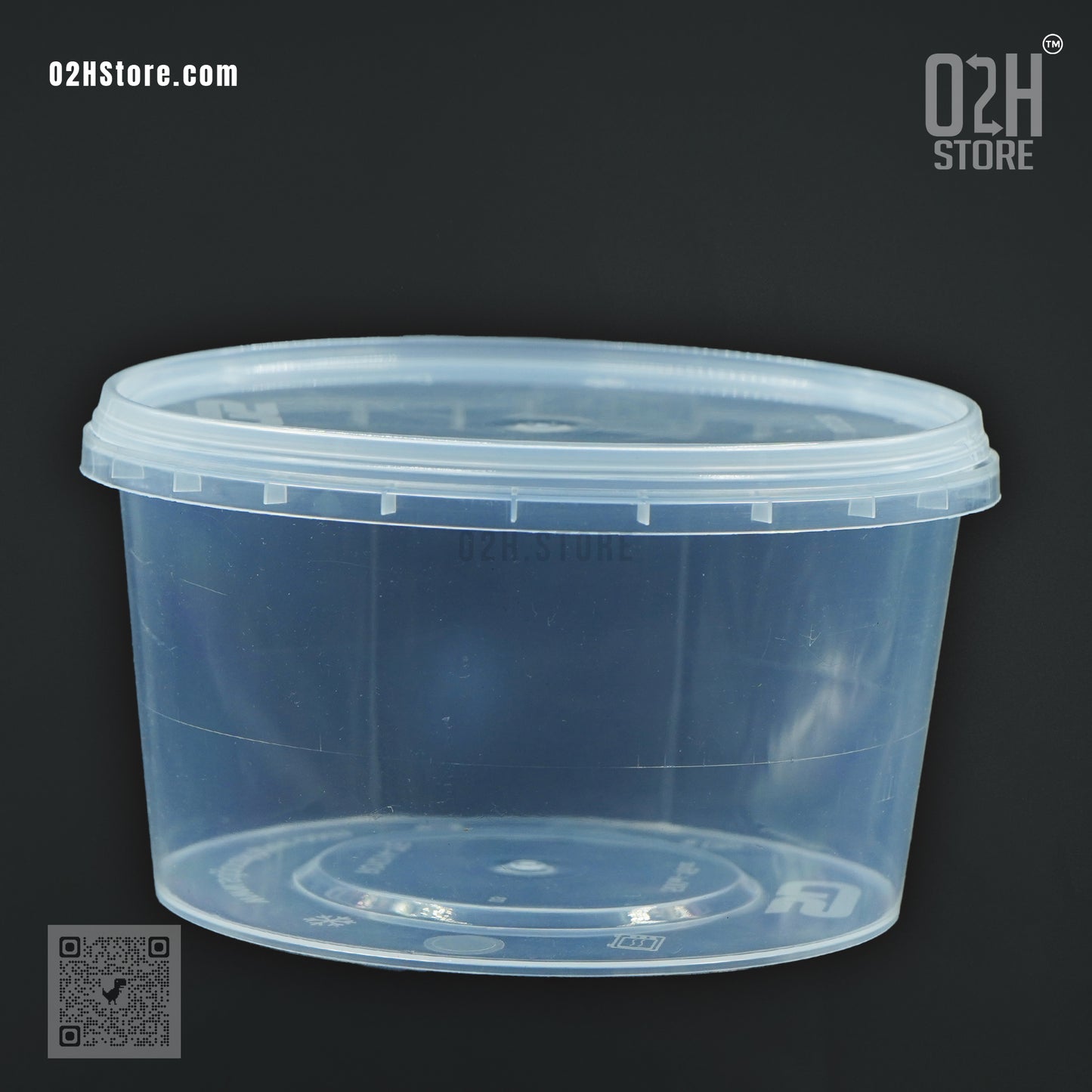 500ml Clear Cookie Container with Tamper Lock | Freshness Sealed