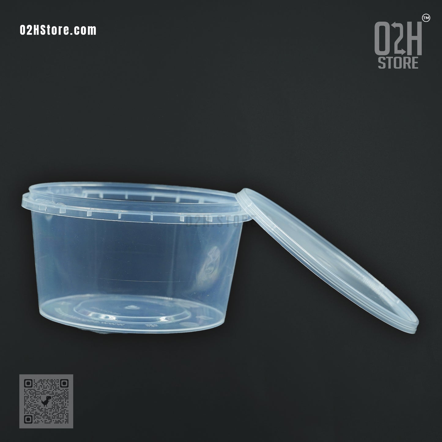 500ml Clear Cookie Container with Tamper Lock | Freshness Sealed