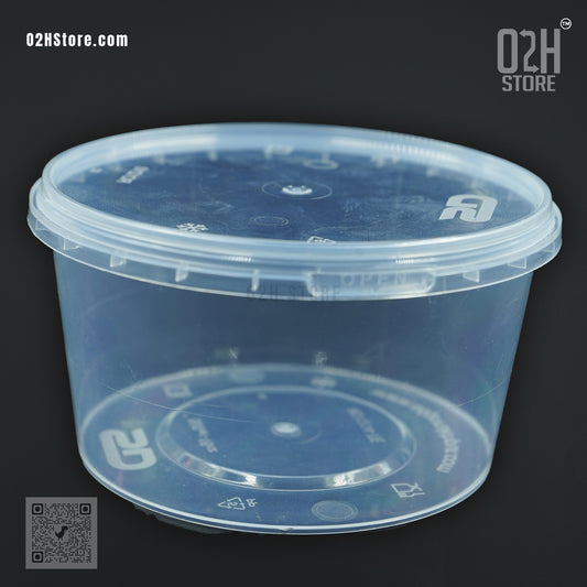 500ml Clear Cookie Container with Tamper Lock | Freshness Sealed