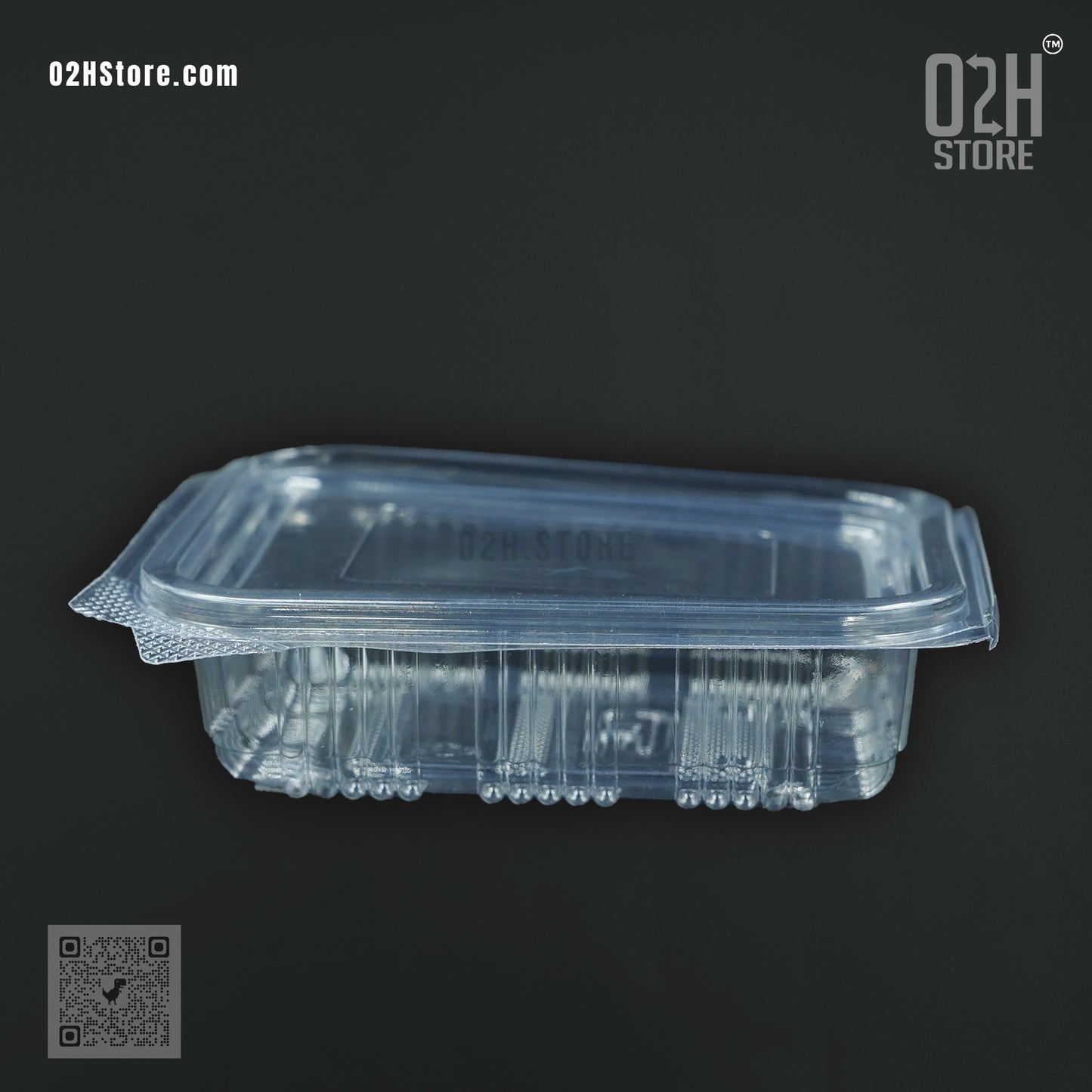 250 ml Transparent Hinged Boxes