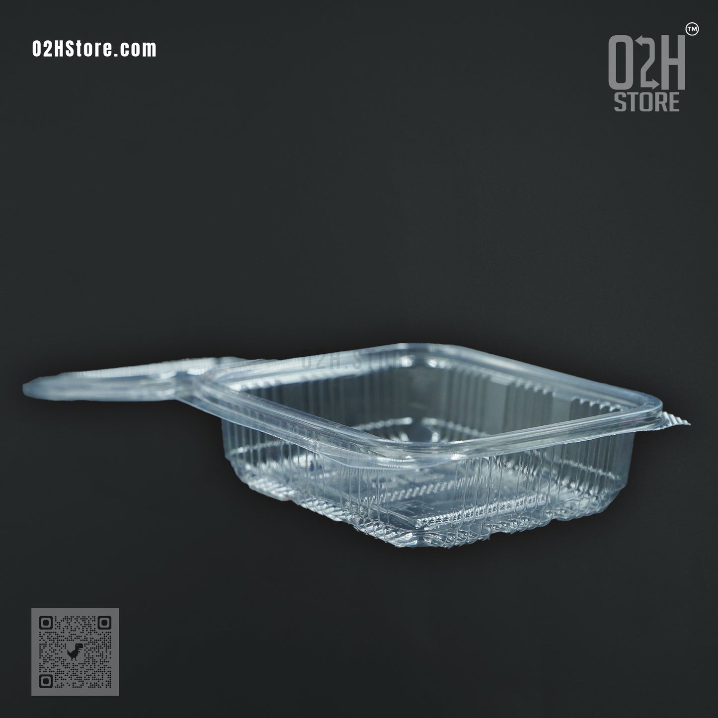 250 ml Transparent Hinged Boxes