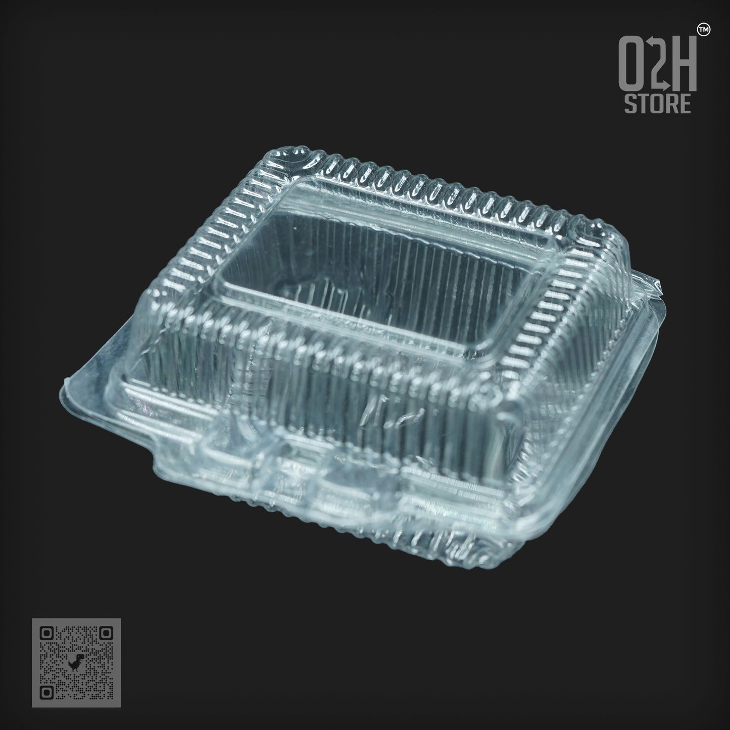 75ml Clear Hinged Box β Compact