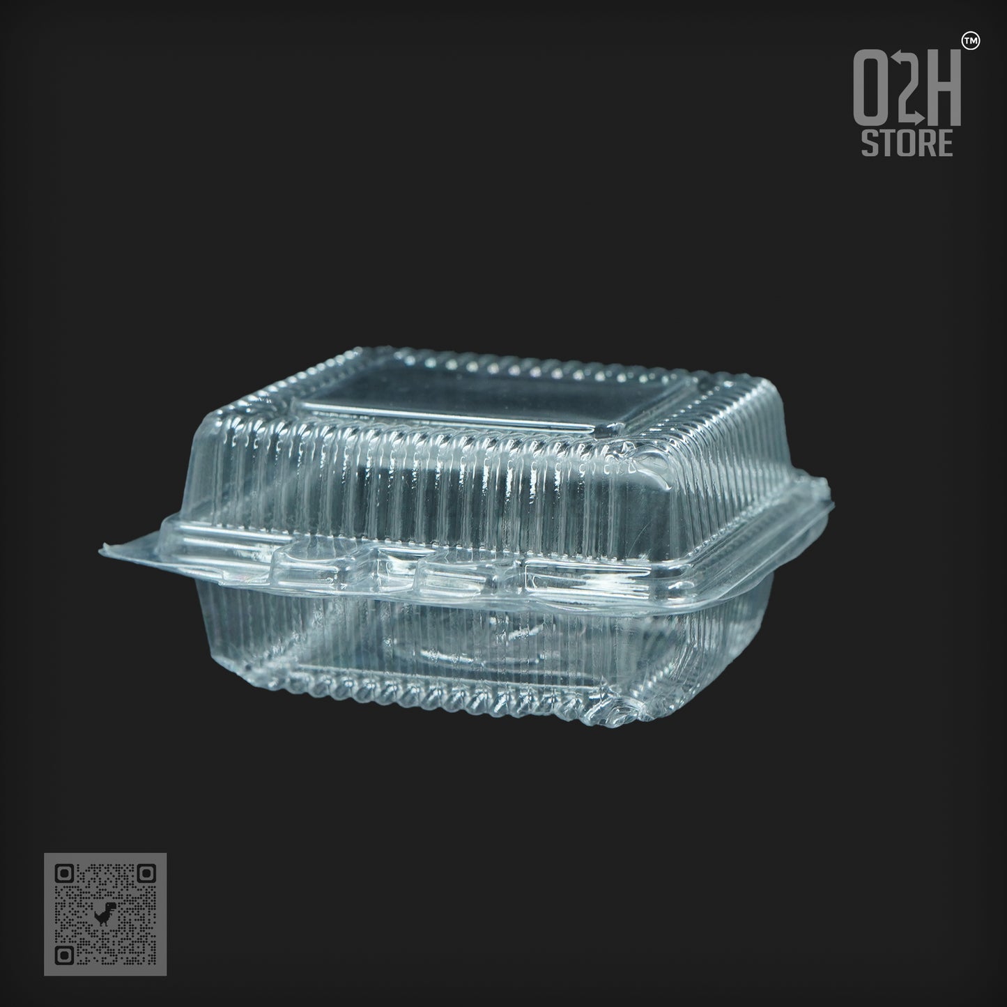 75ml Clear Hinged Box β Compact