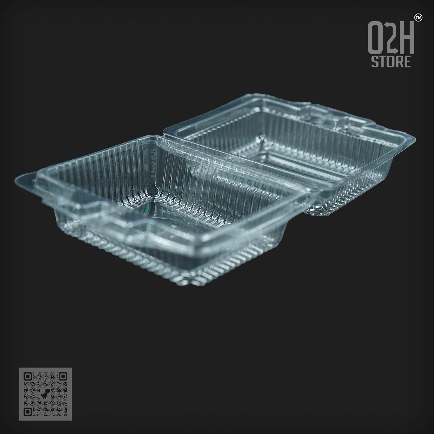 75ml Clear Hinged Box β Compact