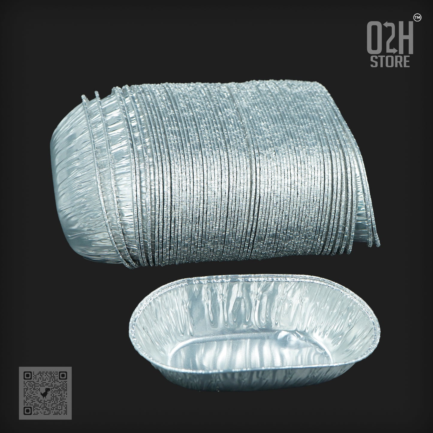 110ml Oval Aluminium Container – Serve in Style