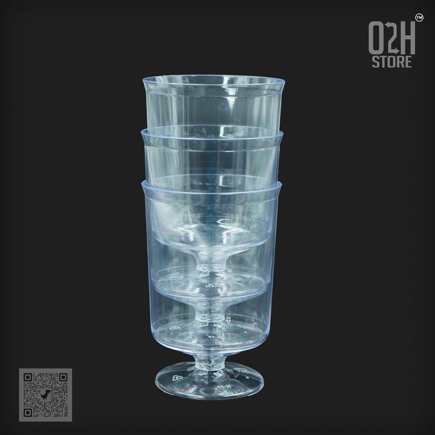 150ml Plastic Clear Dessert Cup