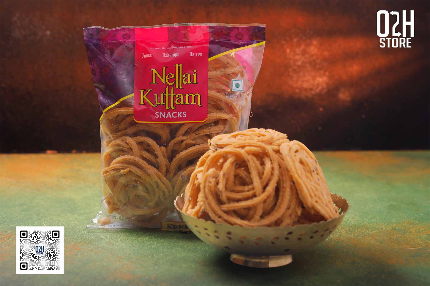 Nellai Kuttan Pepper Murukku – 250g Pack