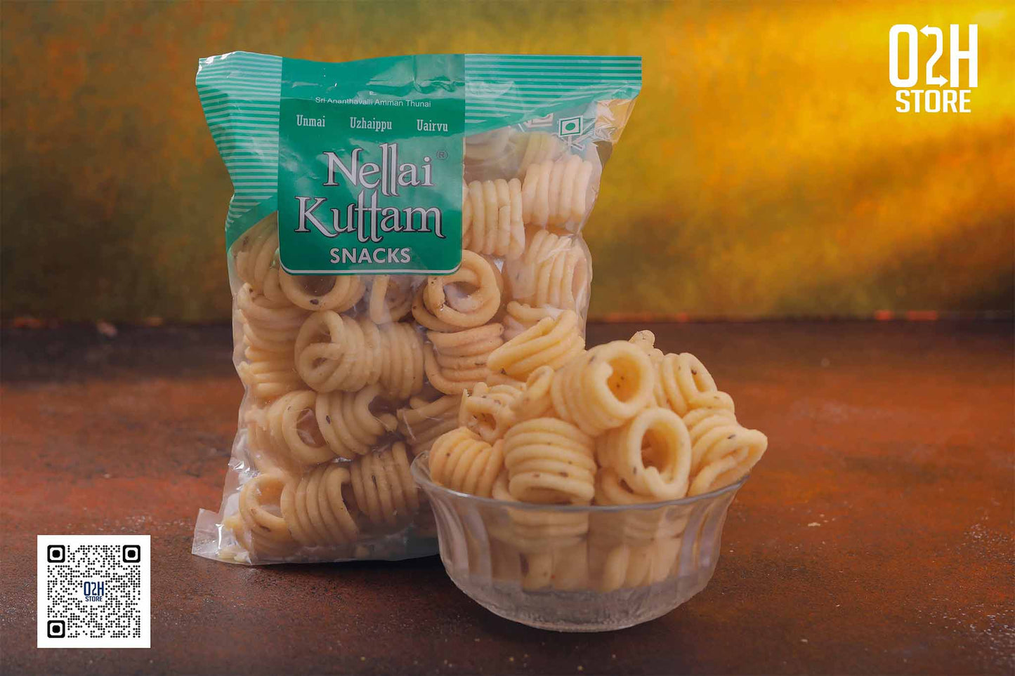 Nellai Kuttam Surul Murukku White – 150g