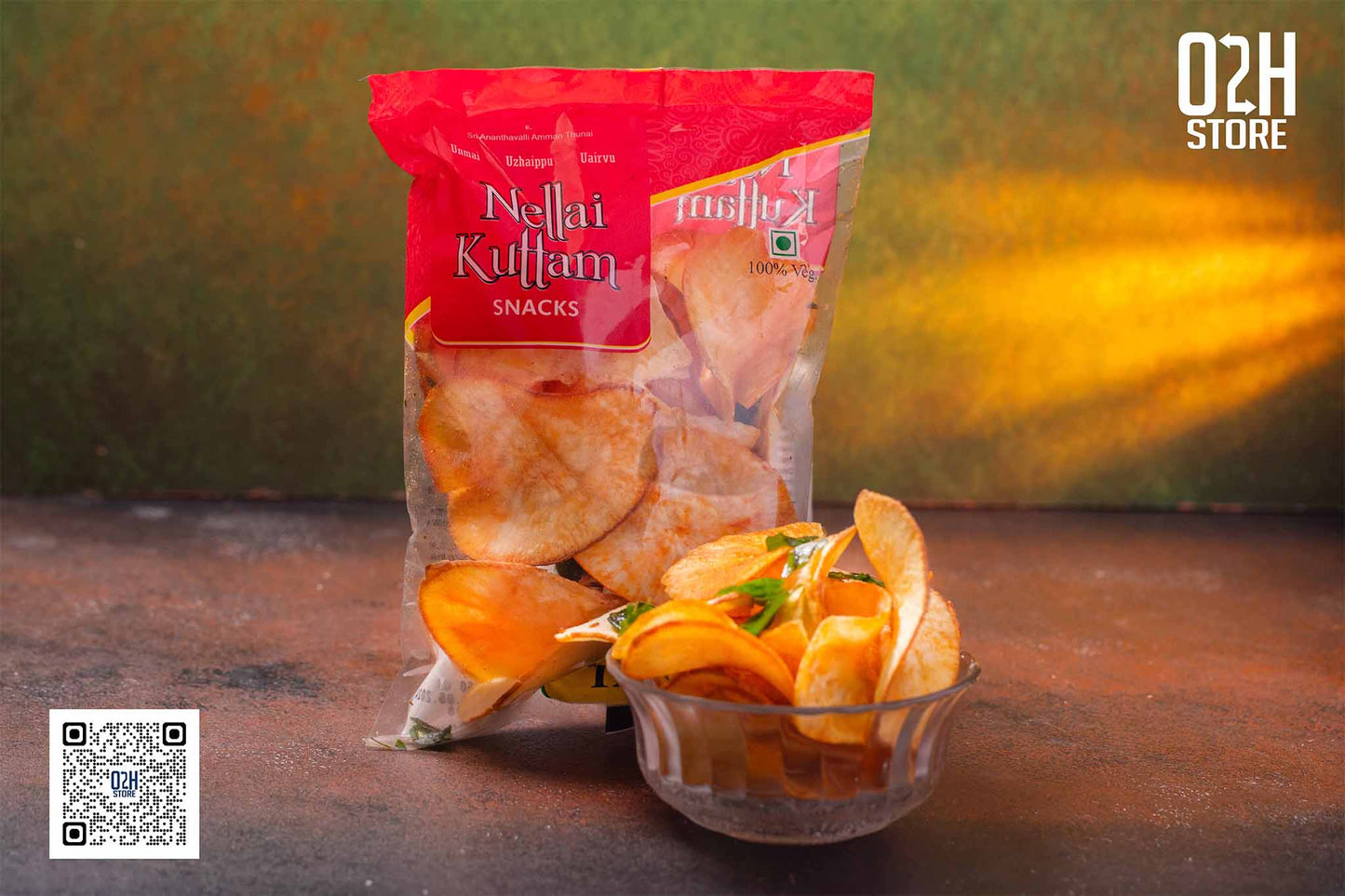 Nellai Kuttam Chips – Tapioca Round 150g