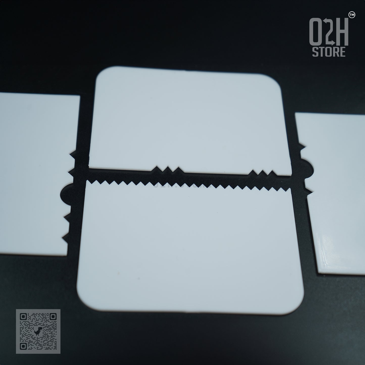Cake Scraper & Cutter Set β 4 Plastic Tools