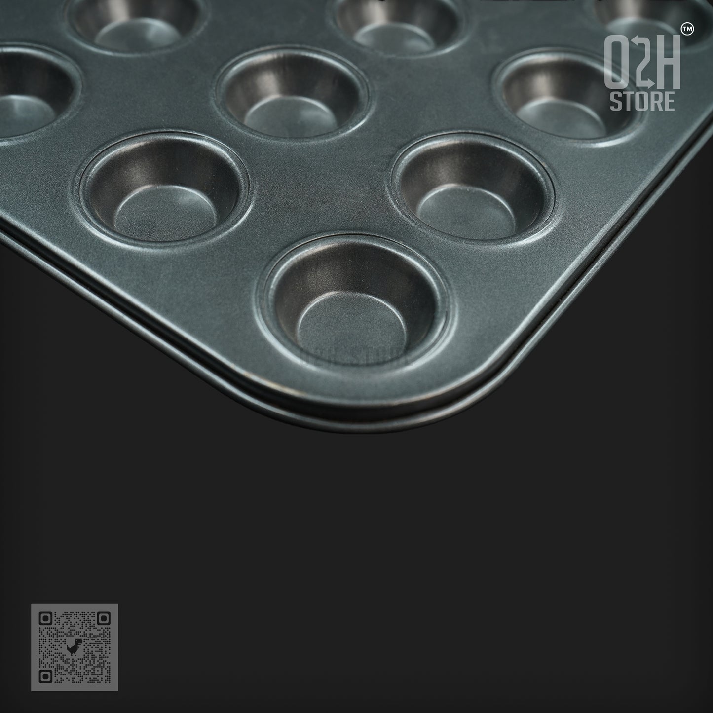 24-Cavity Mini Muffin Tray β Non-Stick Bakeware