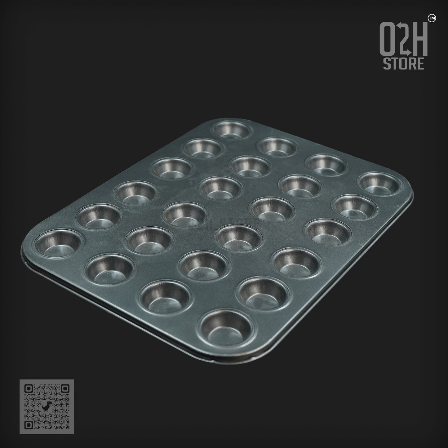 24-Cavity Mini Muffin Tray β Non-Stick Bakeware