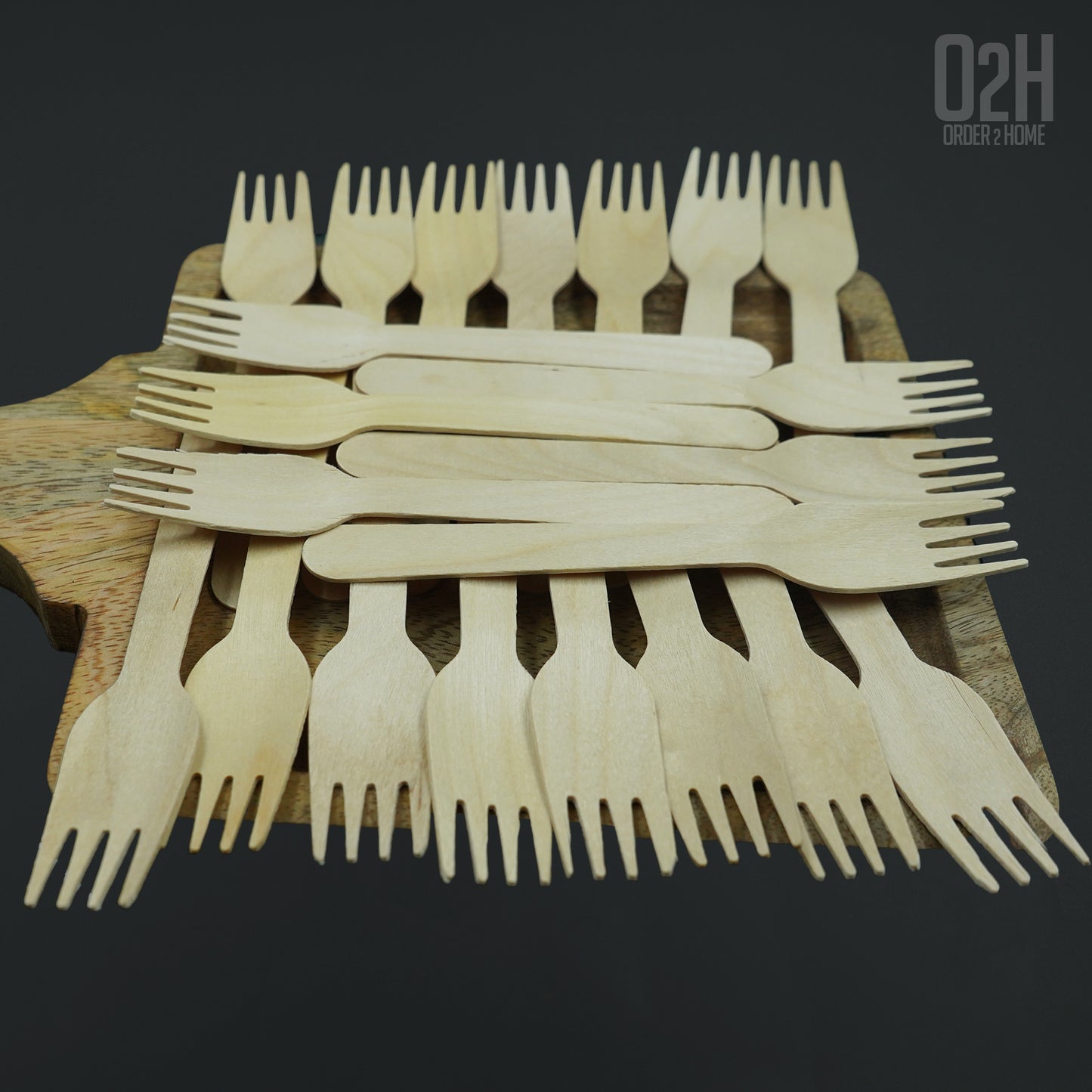 Disposable Wooden Fork 160 mm - Pack of 100