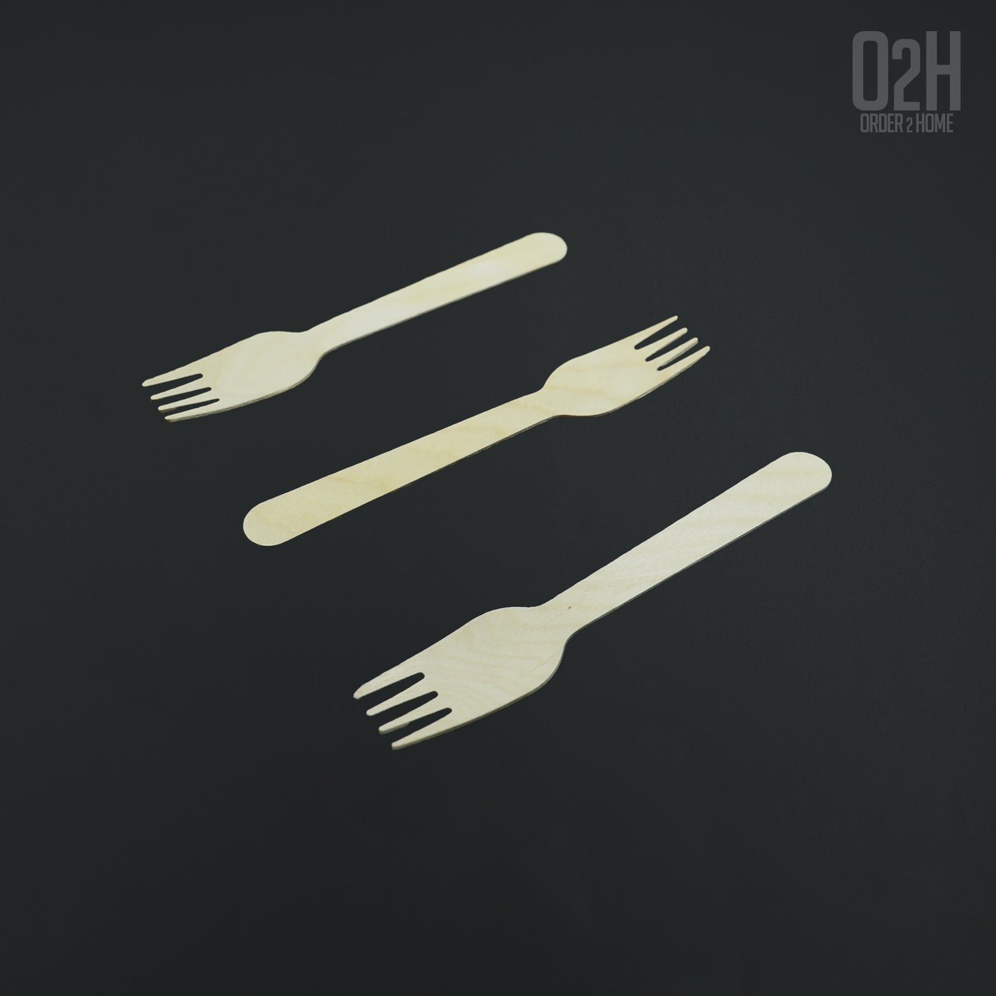 Disposable Wooden Fork 160 mm - Pack of 100