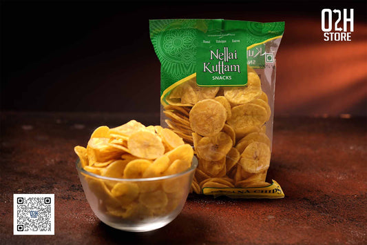 Banana Chips (நேந்திரம் சிப்ஸ்) - 100 Grams | Nellai Kuttam Snacks