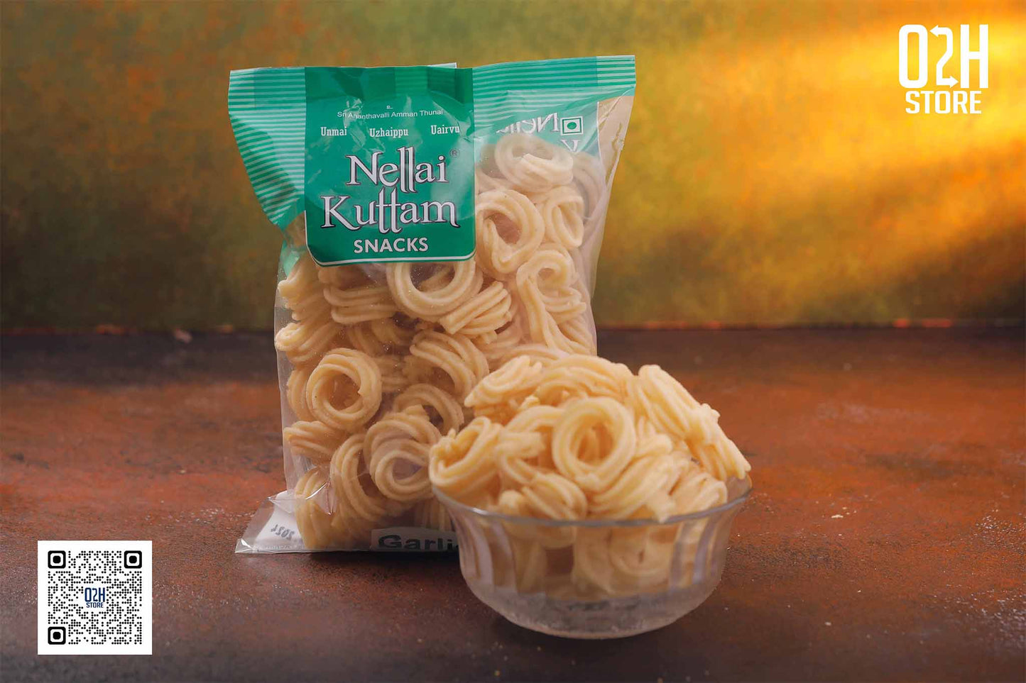 Garlic Murukku (பூண்டு முறுக்கு) - 150 Grams | Nellai Kuttam Snacks