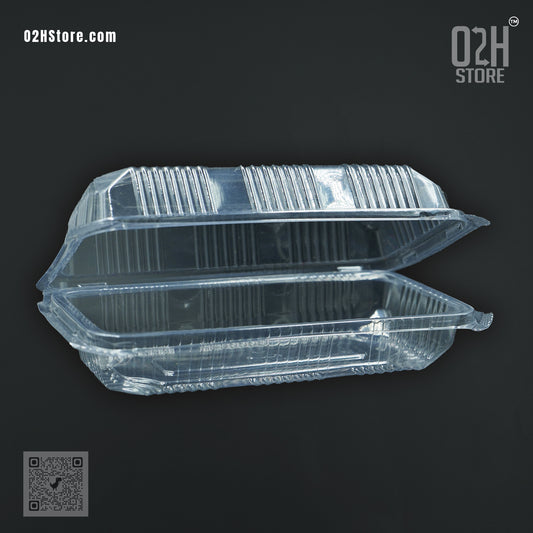 Transparent Plain Cake Box (16 cm Length)