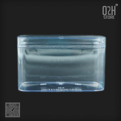 320ml Dessert Container – Rectangular & Clear
