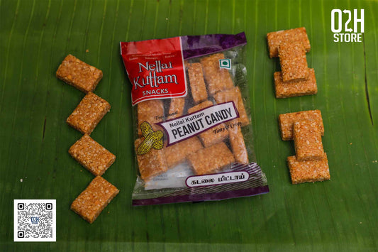 Nice Peanut Cut (நைஸ் கடலை பர்பி கட்) - 100 Grams | Nellai Kuttam Snacks