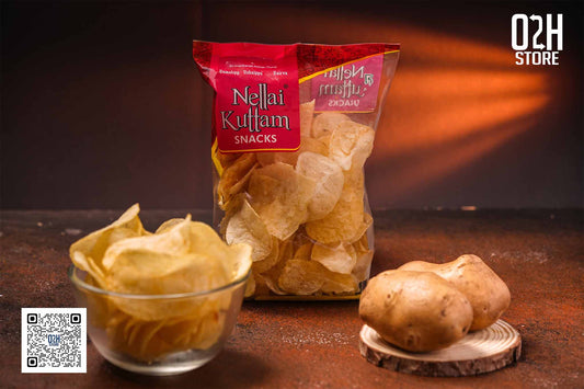 Potato Chips Salt (சால்ட் உருளை சிப்ஸ்) - 100 Grams | Nellai Kuttam Snacks