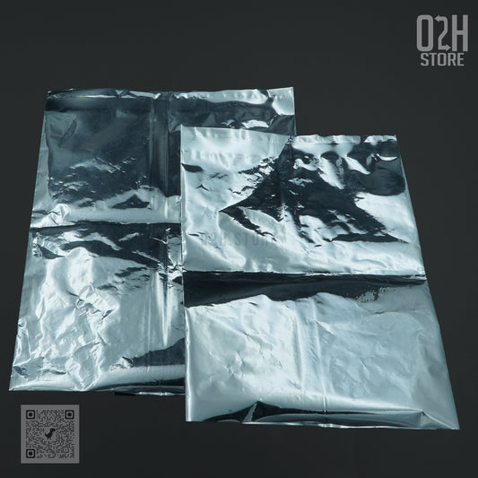 Aluminium Silver Foil Pouches size (6x10) - Pack of 100