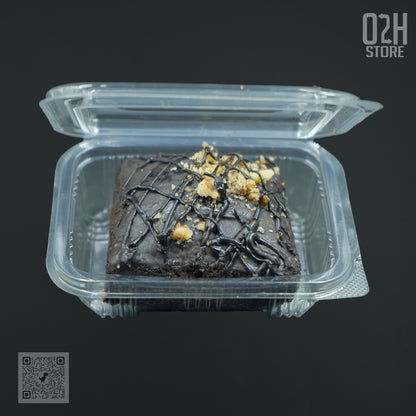 100 ml Transparent Hinged Boxes for Brownies