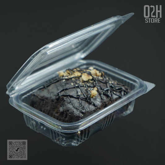 100ml Clear Hinged Boxes for Brownies & Sweets | Pack of 100 Pcs
