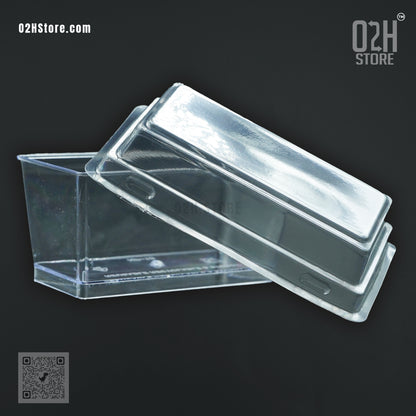 125ml Rectangle Mousse Container with Lid