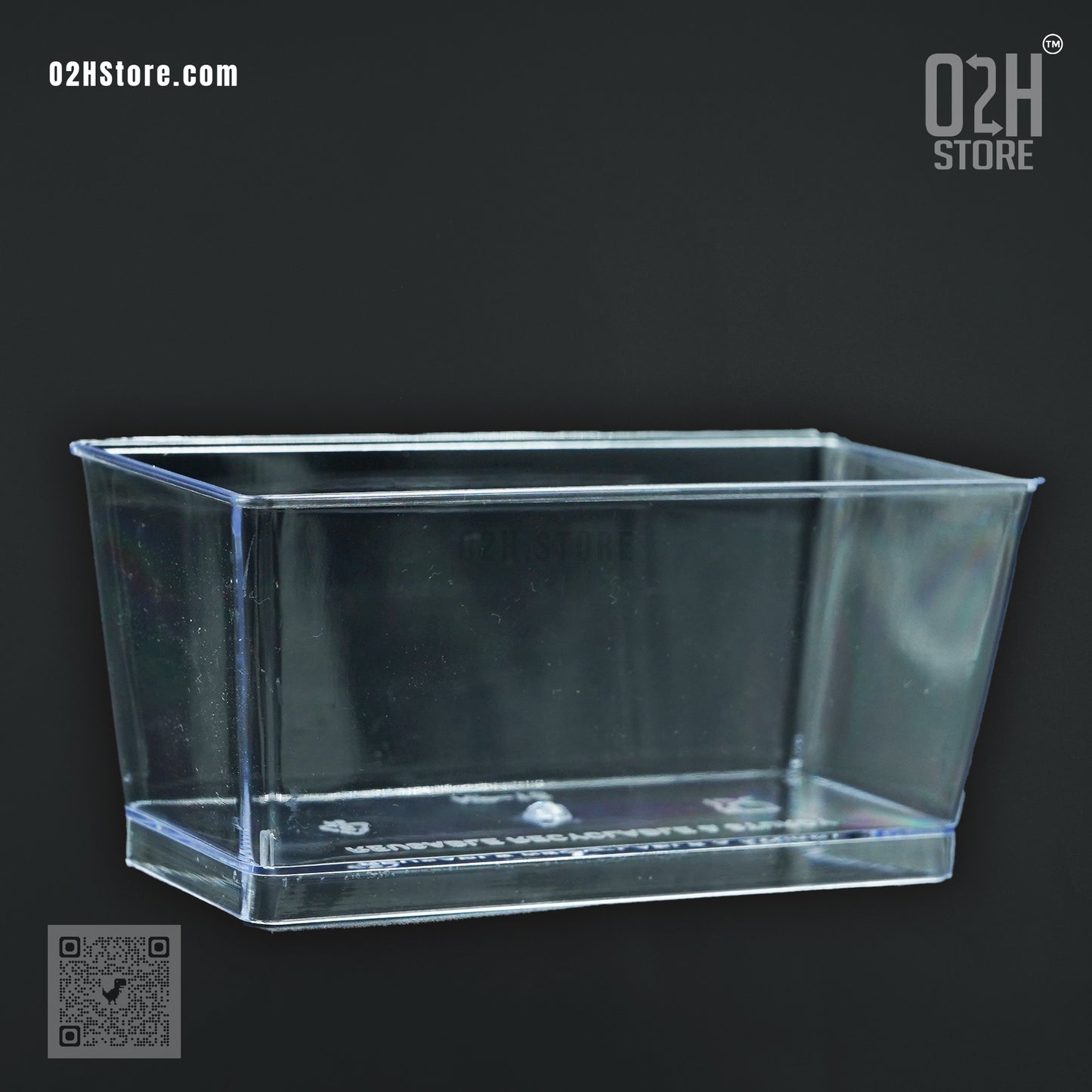 125ml Rectangle Mousse Container with Lid