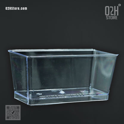 125ml Rectangle Mousse Container with Lid