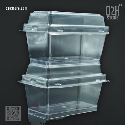 125ml Rectangle Mousse Container with Lid