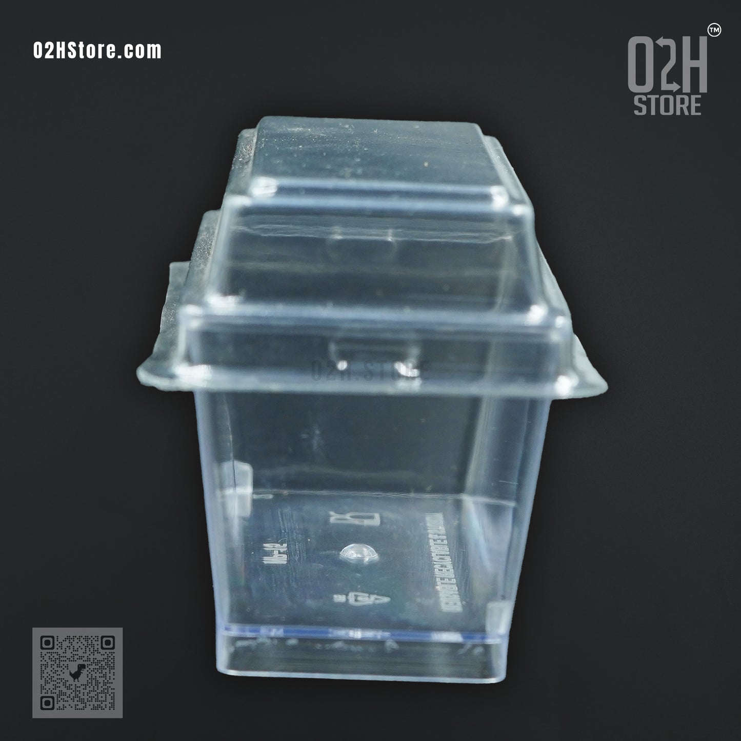 125ml Rectangle Mousse Container with Lid