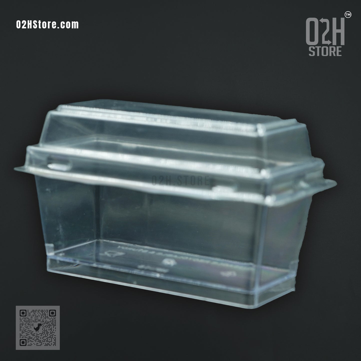 125ml Rectangle Mousse Container with Lid