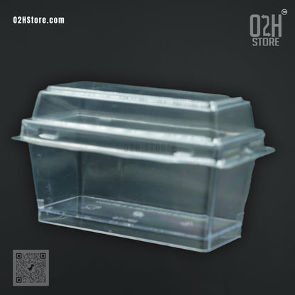 125ml Rectangle Mousse Container with Lid