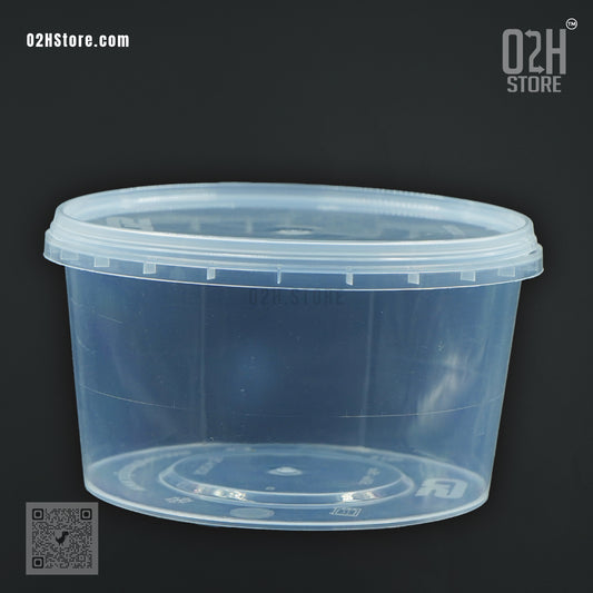 500ml Clear Cookie Container with Tamper Lock | Freshness Sealed