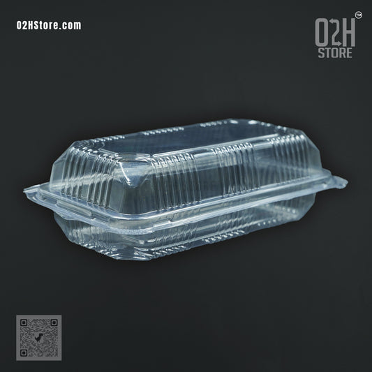 Transparent Plain Cake Box (16 cm Length)