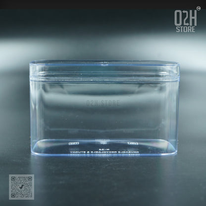 320ml Dessert Container – Rectangular & Clear