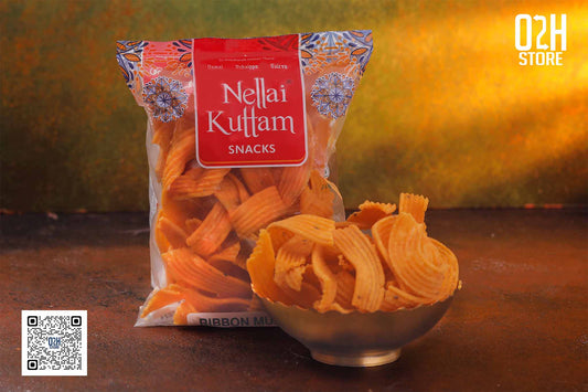 Ribbon Murukku (ரிப்பன் முறுக்கு) - 150 Grams | Nellai Kuttam Snacks