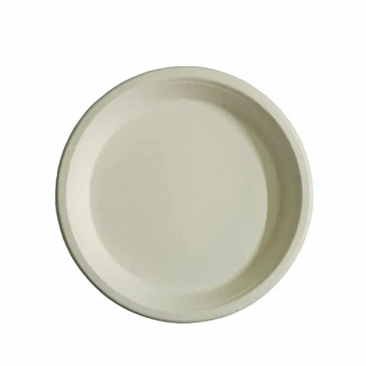 Sugarcane Plate Round 10 inch  - Pack of 100