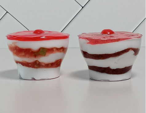 Colorful Dessert Cups – 125ml Matka Style