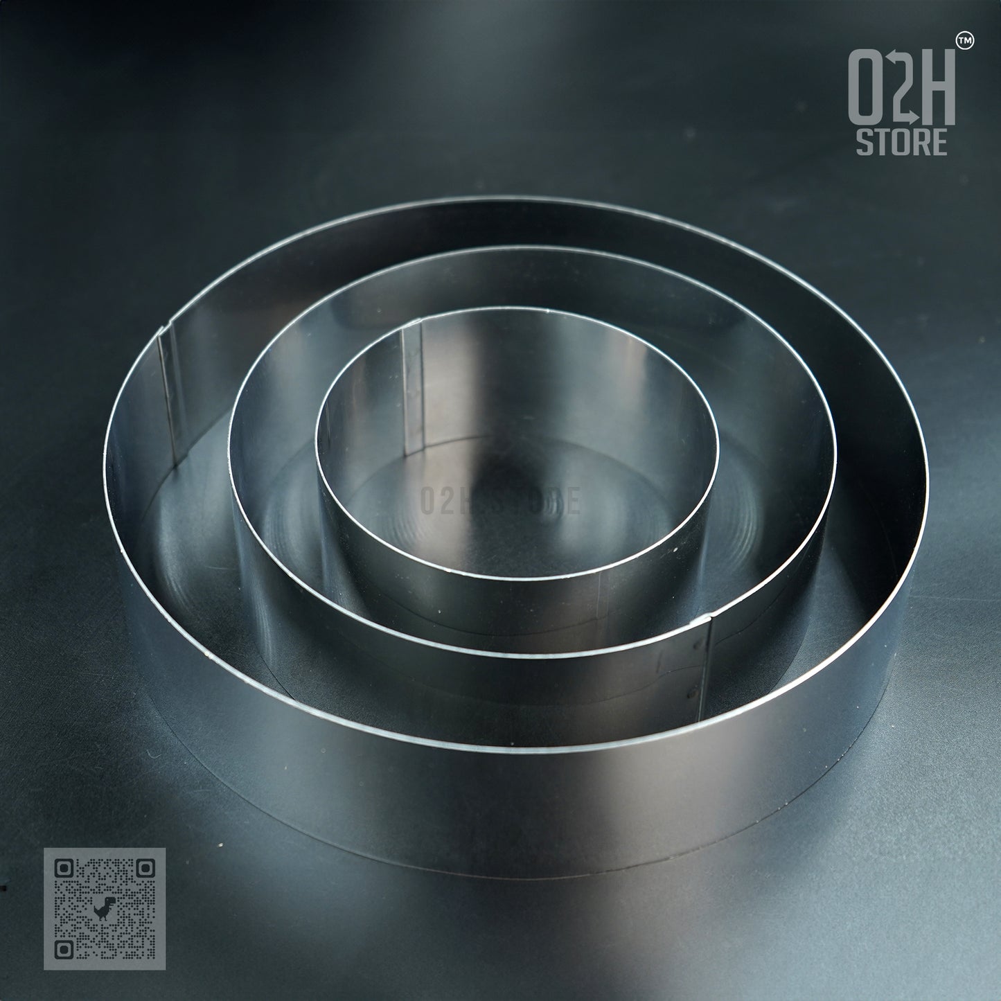 Steel Cake Ring – Mousse & Fondant Shaper