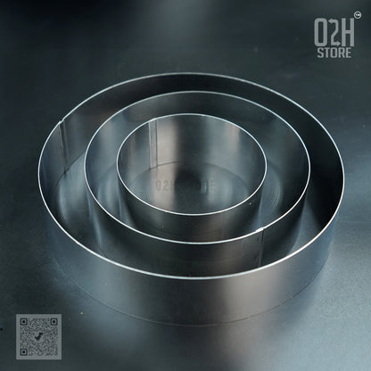 Steel Cake Ring – Mousse & Fondant Shaper