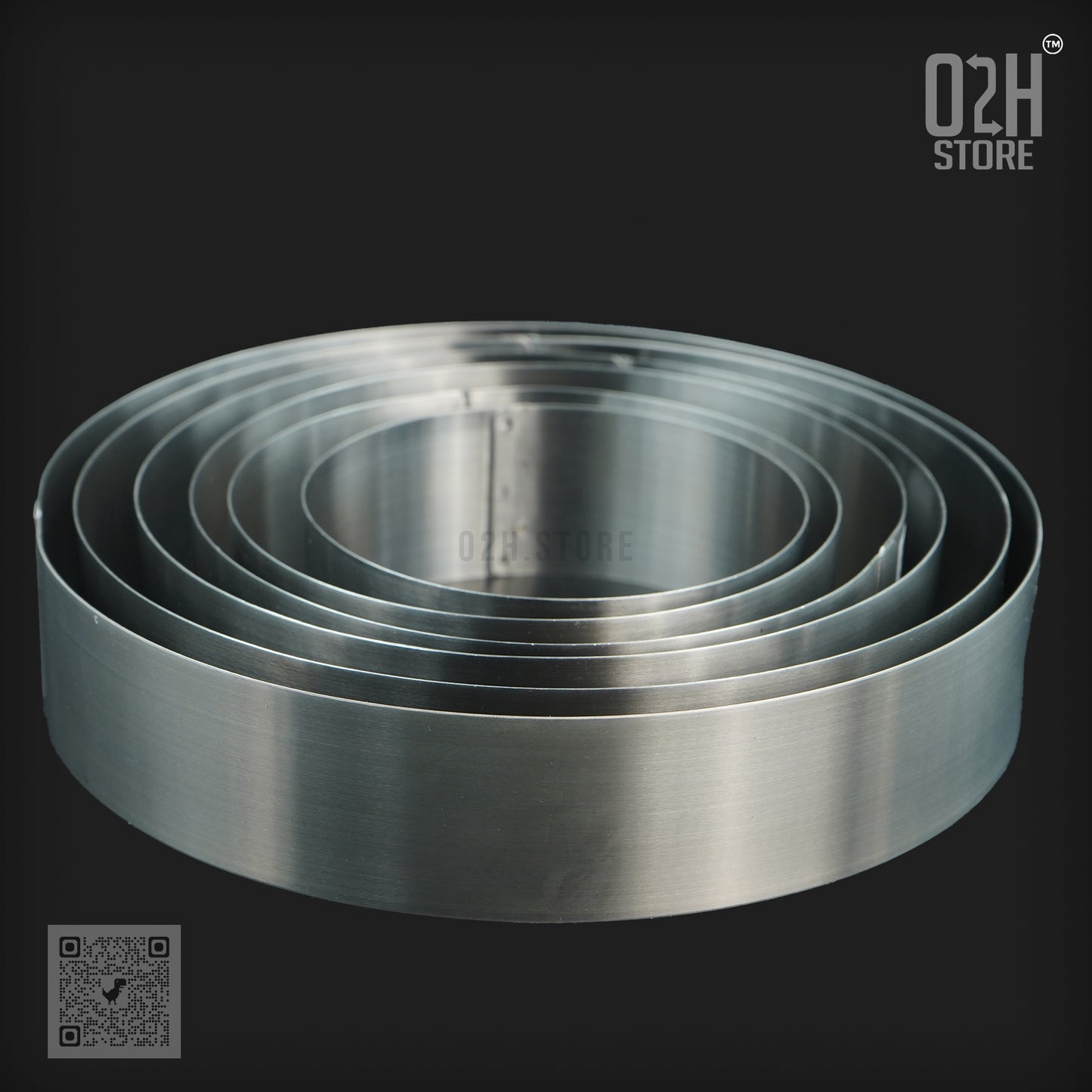 Steel Cake Ring – Mousse & Fondant Shaper