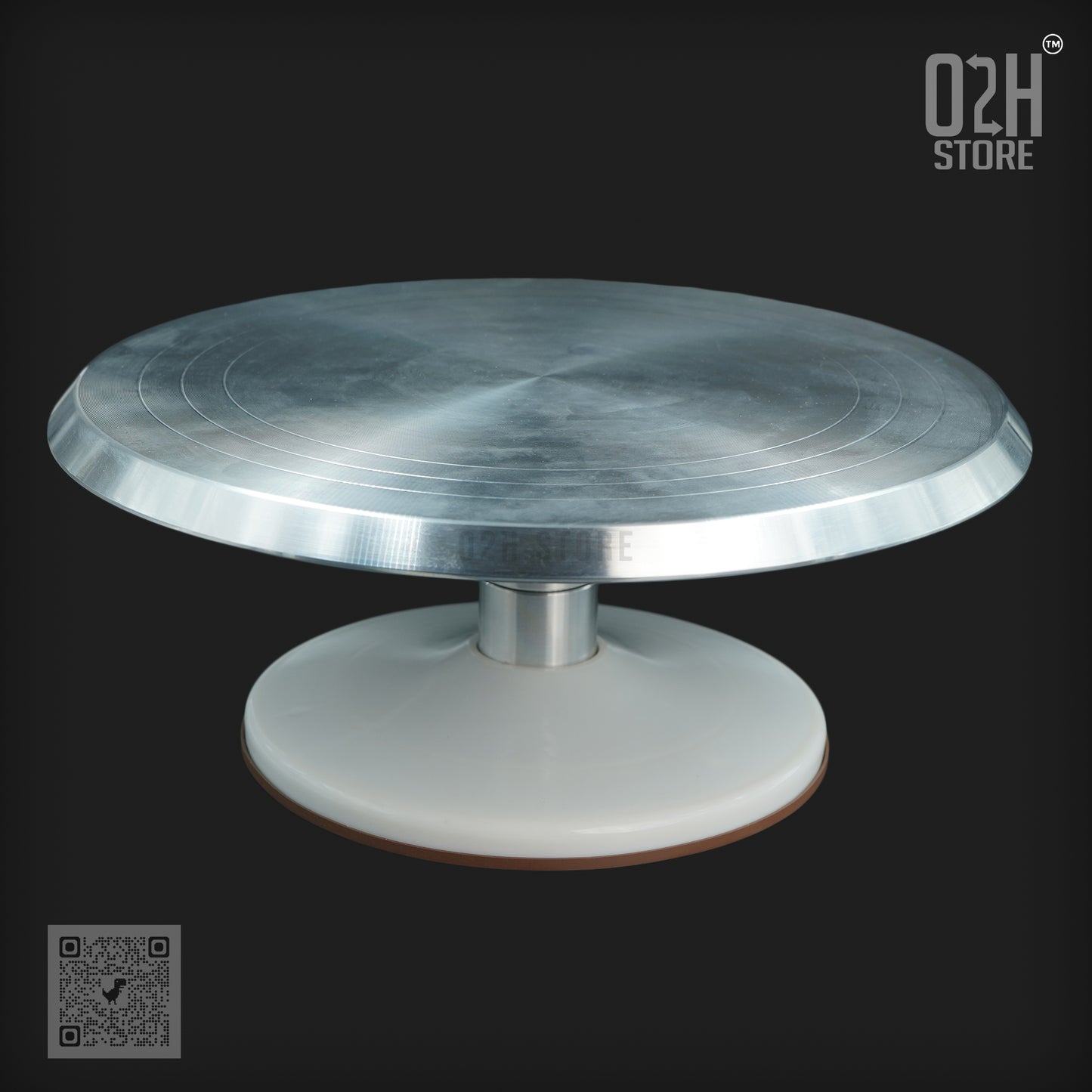 31 cm Steel Cake Turntable – 360° Rotating Stand